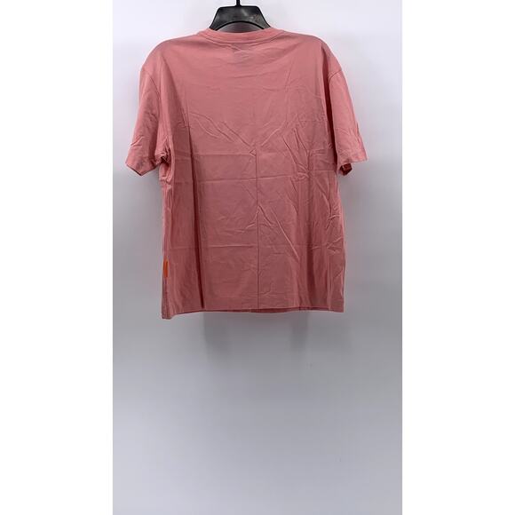 D.RT Men's Pink Vinyl Adjust Adapt Evolve Graphic Short Sleeve T-Shirt SZ L - Picture 2 of 9